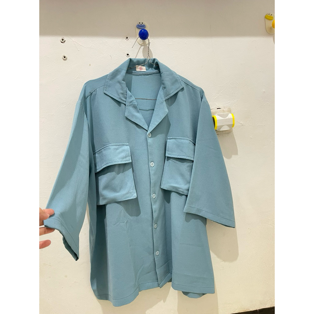 [preloved] Kemeja biru byneeth