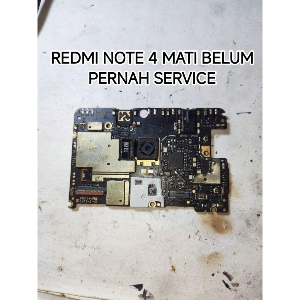 Mesin redmi NOTE 4 MTK NIKEL + kamera untuk tumbal aja