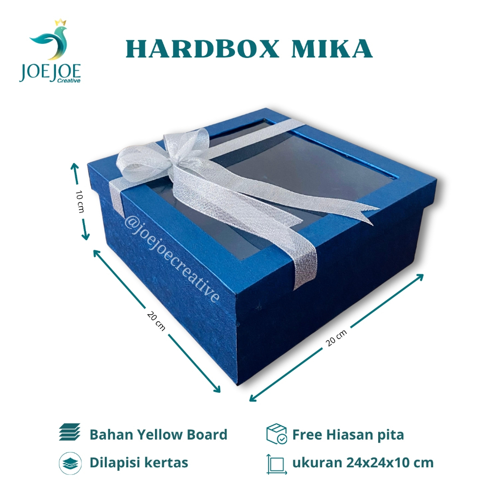 HardBox Mika / Hard Box / Gift Box / Kotak Kado / Packaging / Box Hampers / Box Seserahan / Box Hant