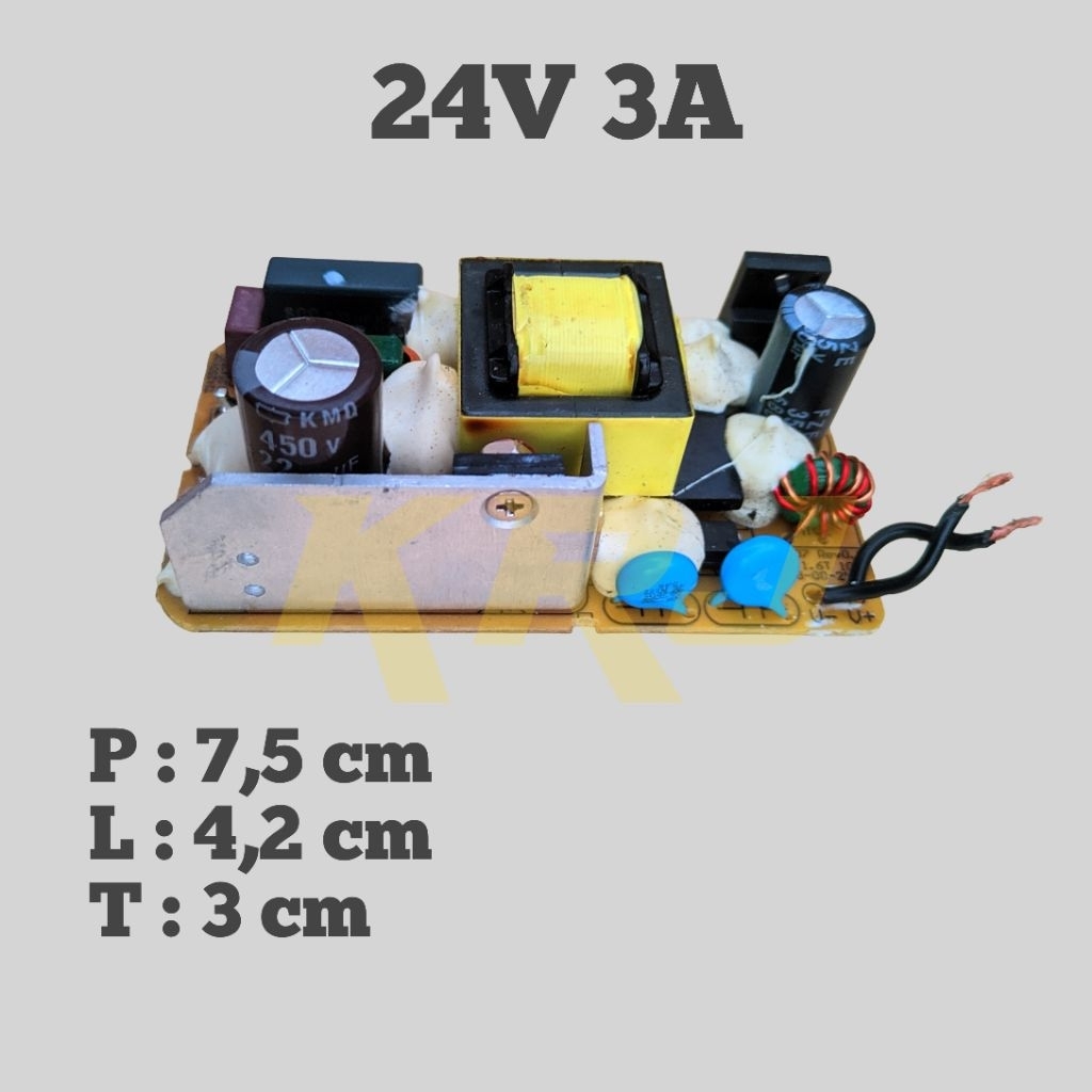 Power Supply 24v 3A caberawit smps 24v 3A