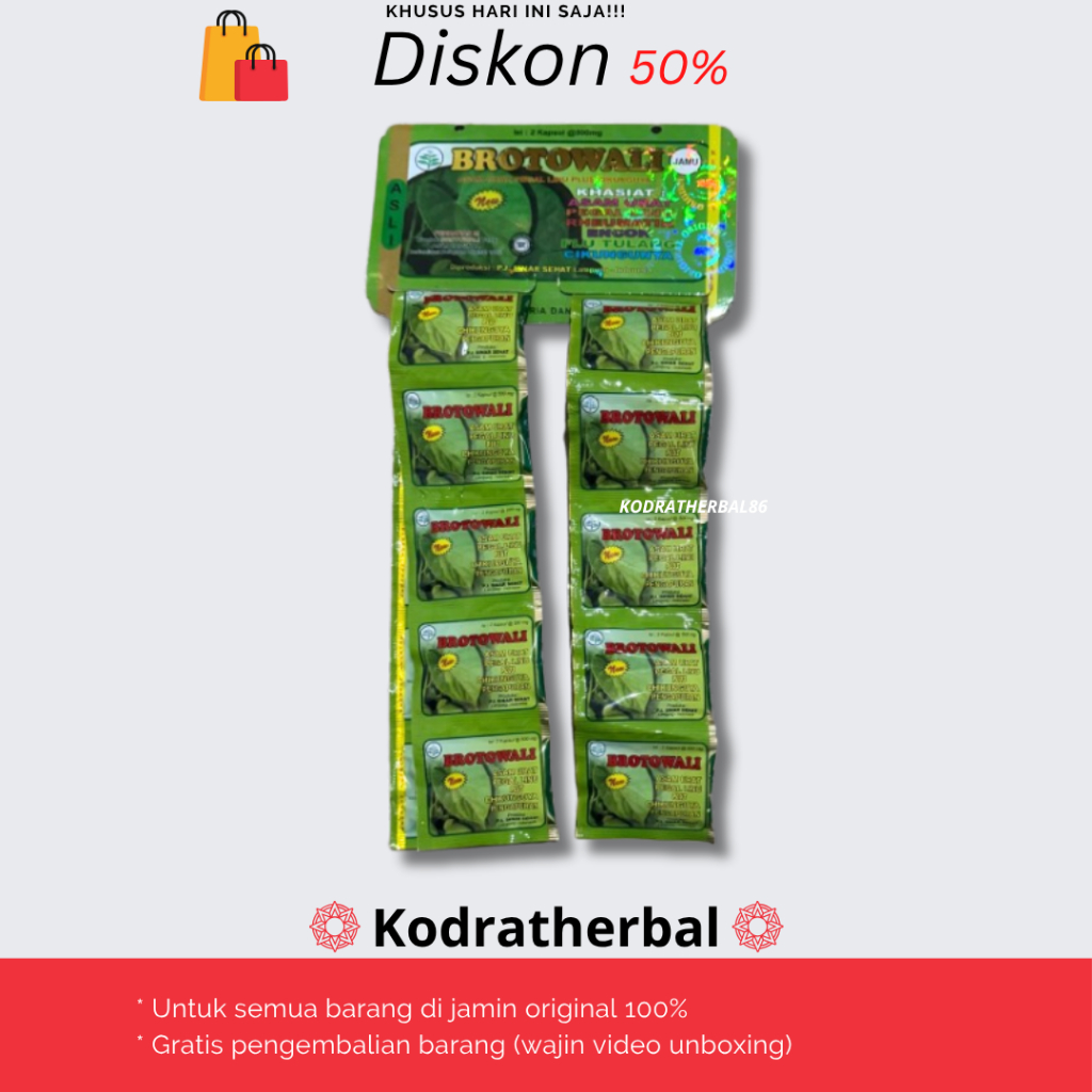 KAPSUL BROTOWALI ORIGINAL 100%