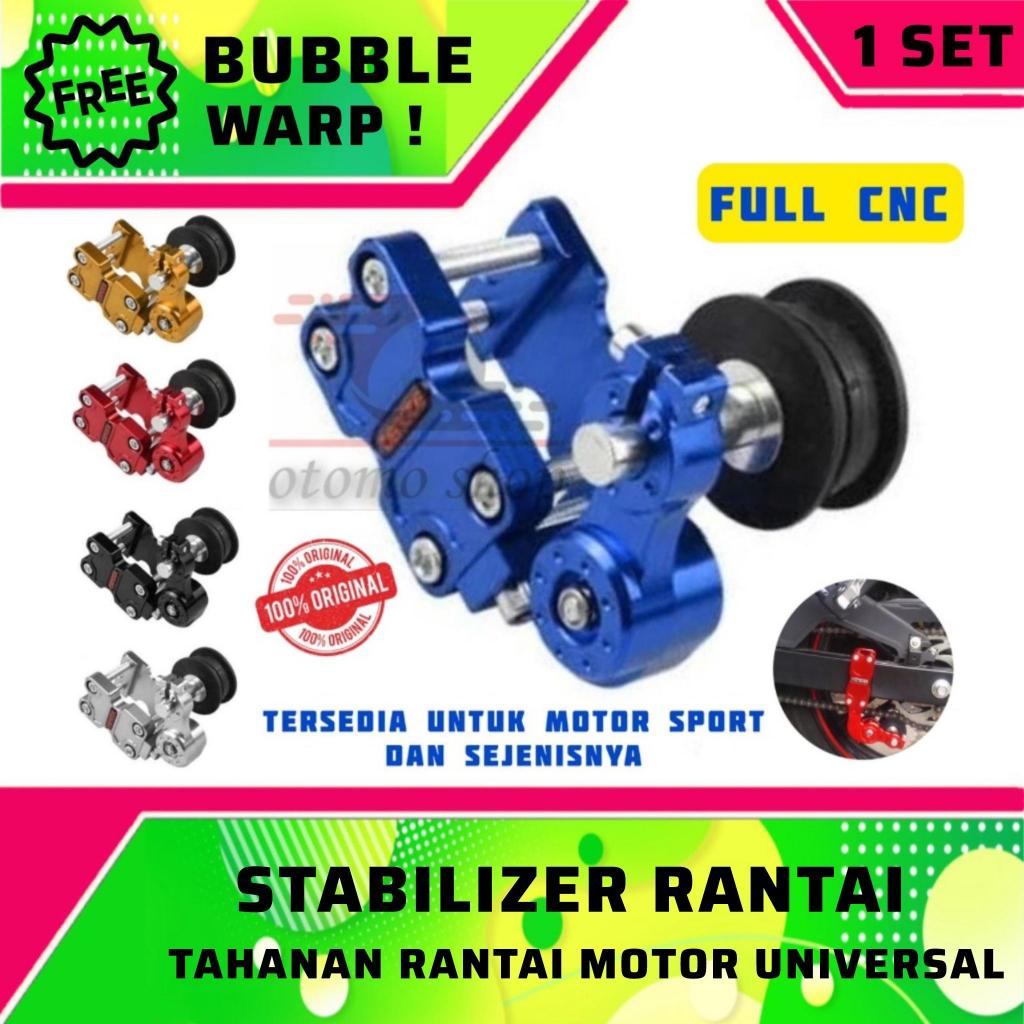 Stabilizer rantai Motor CNC rante STABILISER RANTAI Tensioner Rante Motor Bebek Trail VIXION CBR CB1