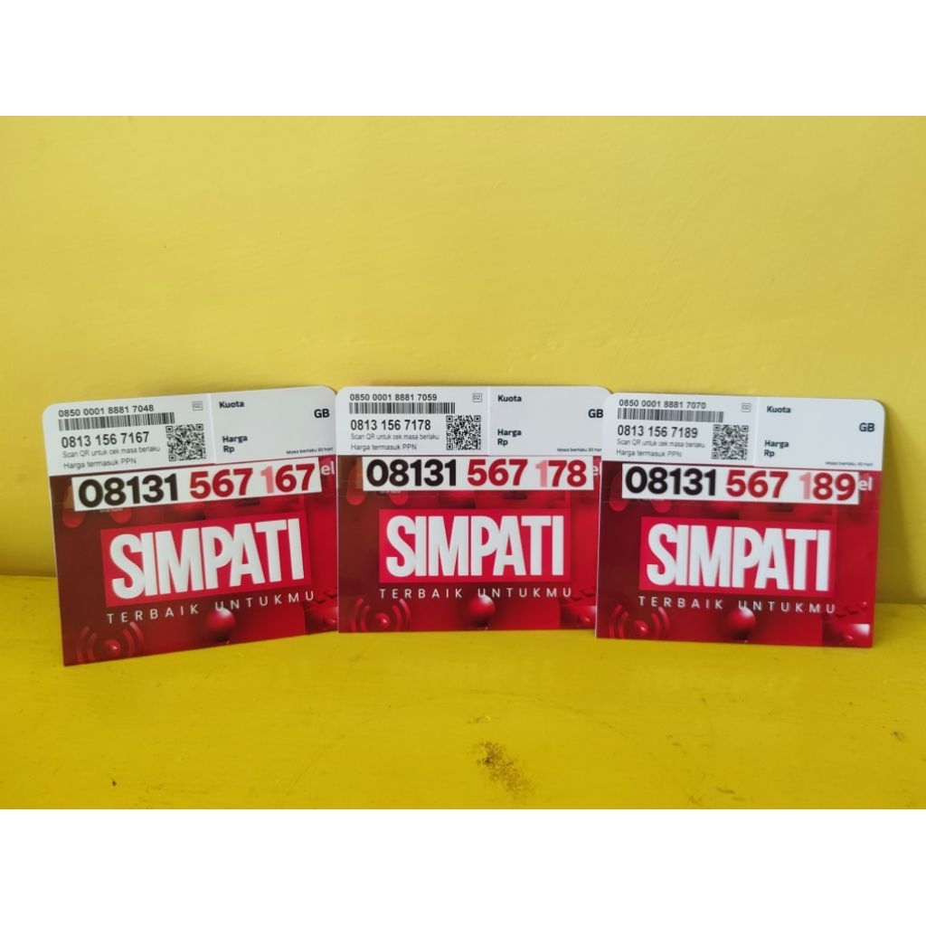 NOMOR CANTIK SIMPATI 11 DIGIT SERI BERURUTAN