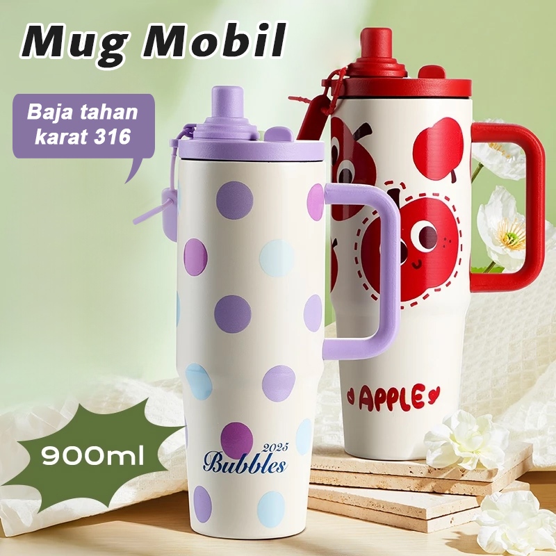 Miramart Botol Minum / Tumbler Anak Dewasa 1 Liter-1000ML , tumbler sedotan anak