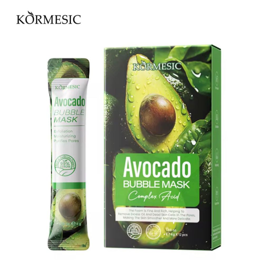 KORMESIC AVOCADO BUBLE MASK // BPOM