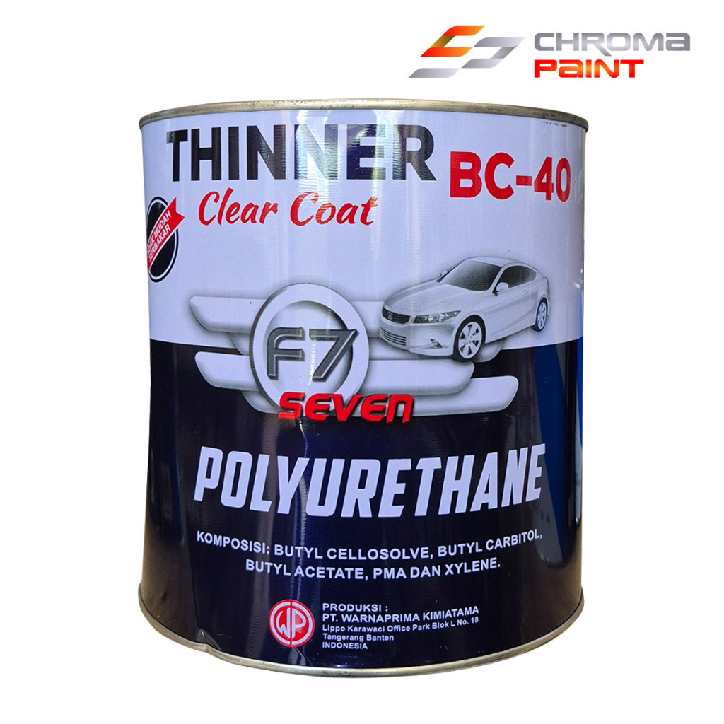 Thinner PU F7 BC-40 Galon - 5 Liter - Thinner Untuk Cat Mobil Motor Polyurethane