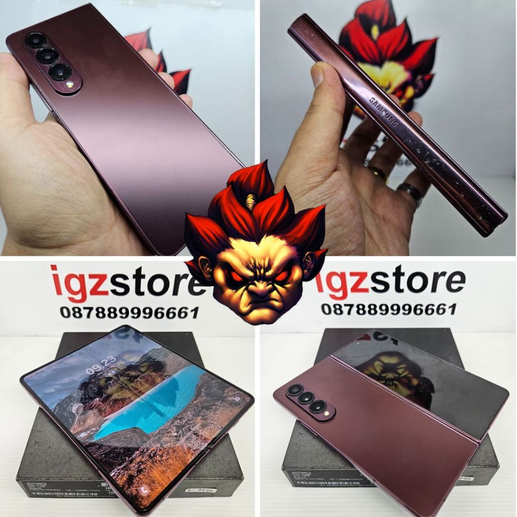 Samsung Z Fold 4 12/512  Burgundy SEIN mulus 97%  NO Minus