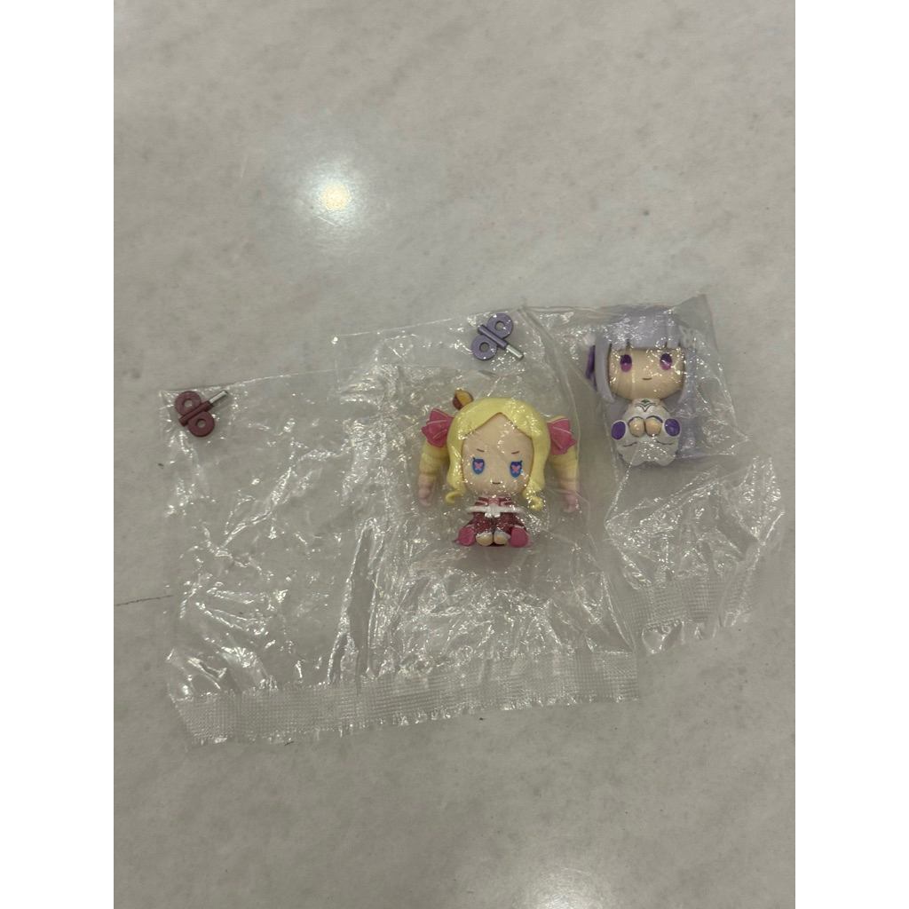 Re Zero Starting Life in Another World Nejimaki Mascot Emilia Beatrice Original Japan Gasha Gashapon
