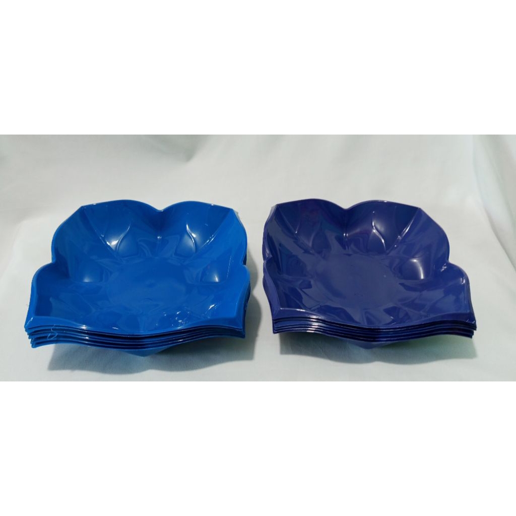 12 PCS PIRING PLASTIK LOTUS TRIXY / PIRING HIAS /PIRING SAJI / PIRING UNIK / PIRING BUNGA