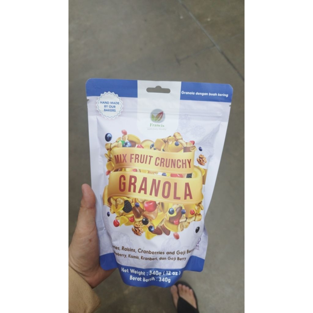 Sereal Gandum Granola Mix Fruit