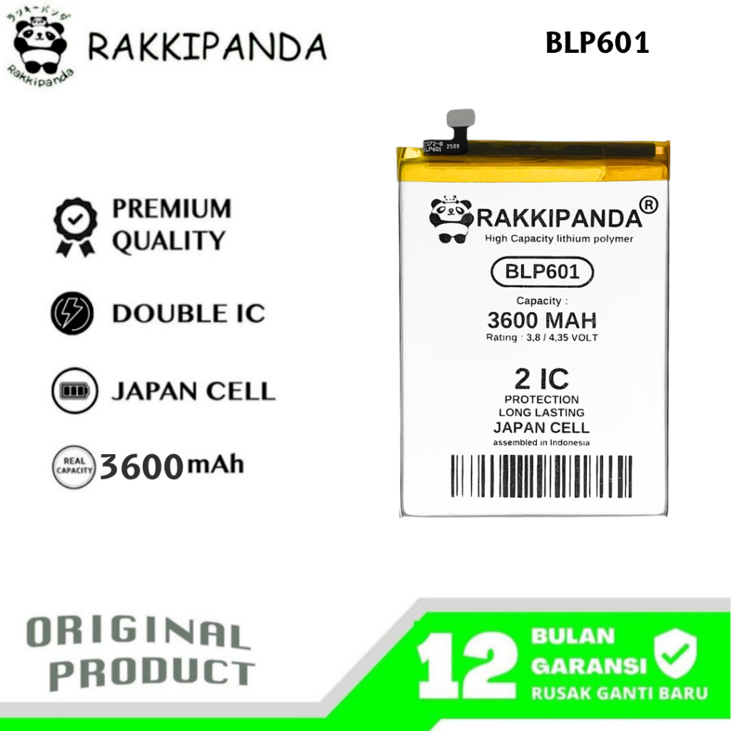 RakkiPanda - BLP601 F1S/A53 2015/A59 Batre Batrai Baterai