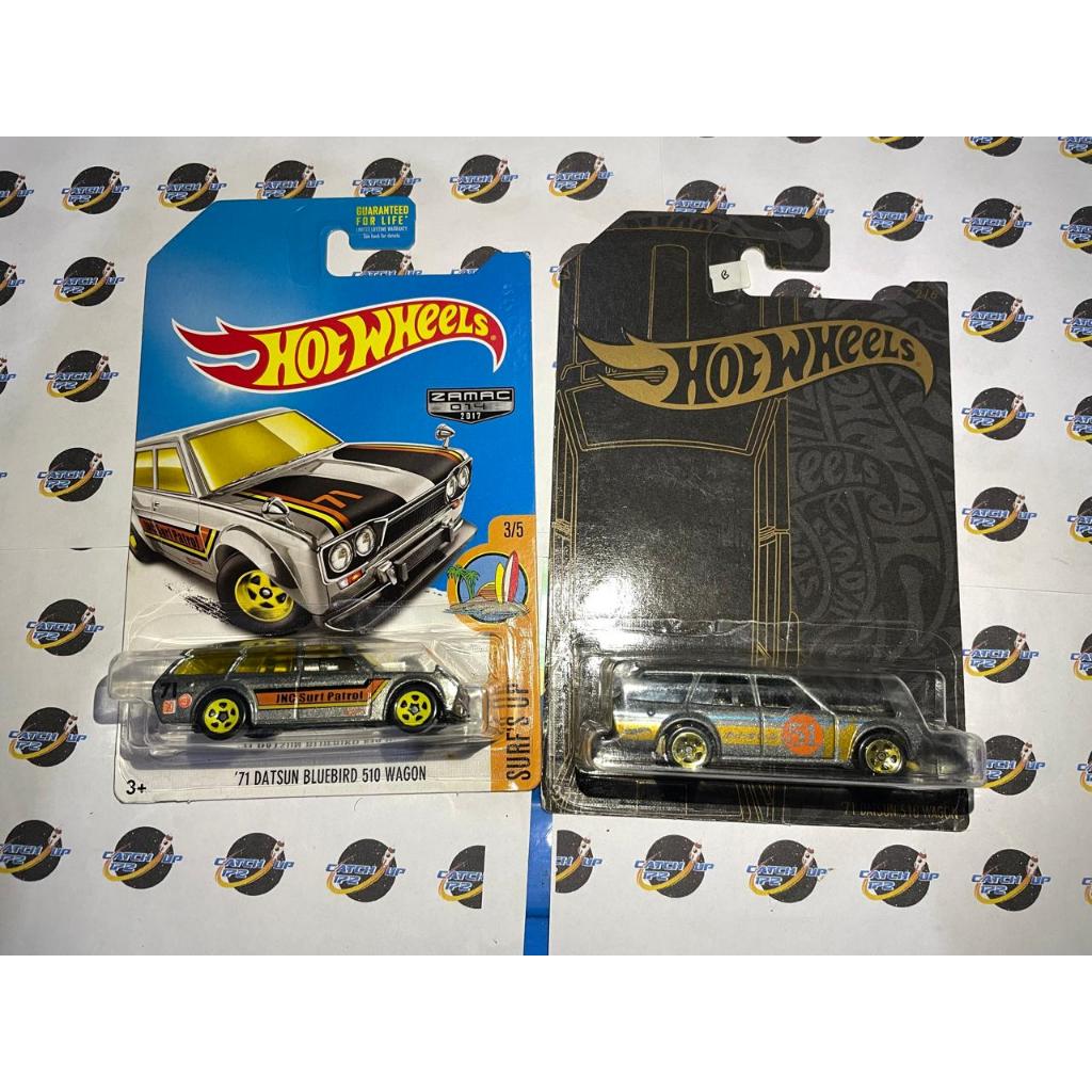 Hot wheels reguler Set datsun wagon Zamac & abu
