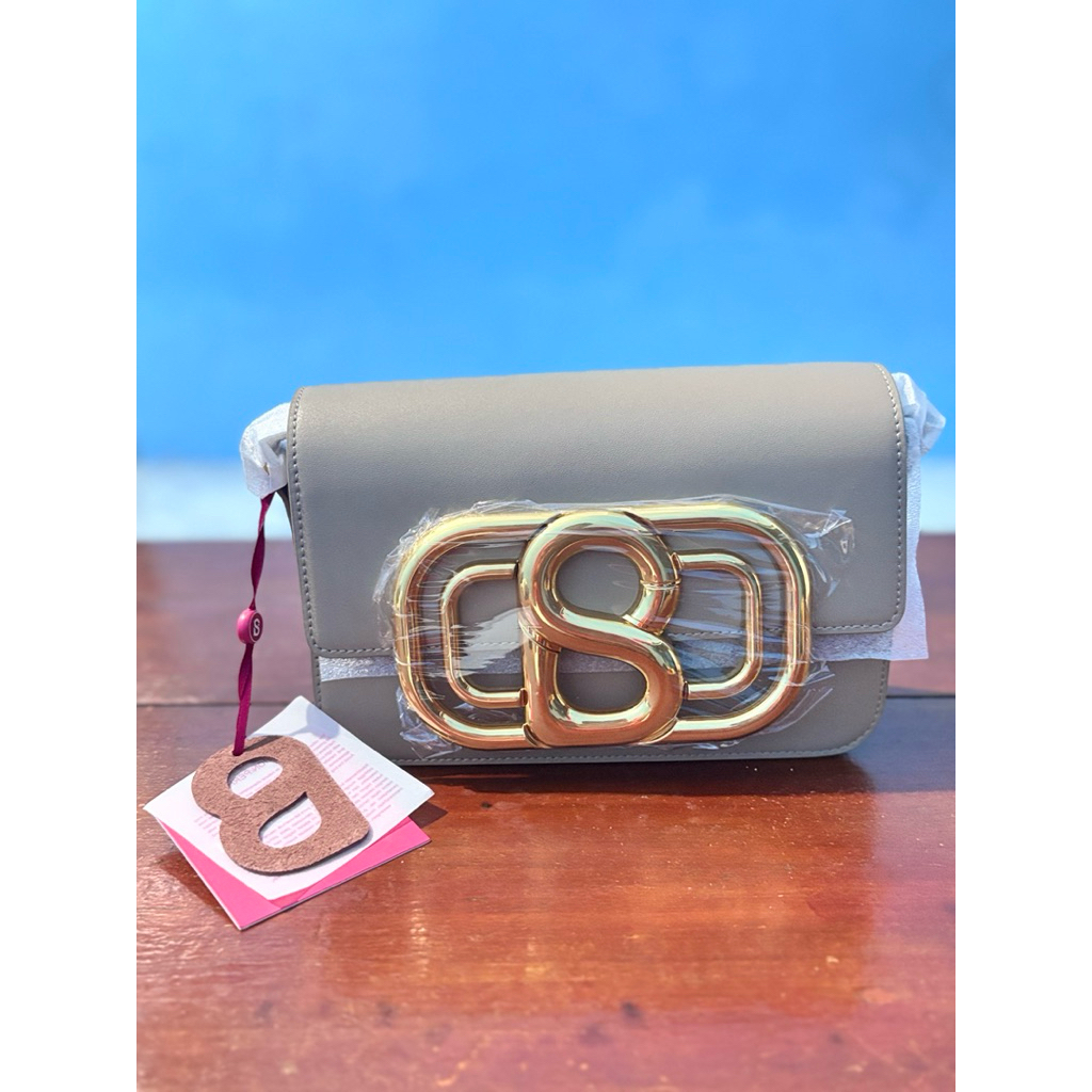 briana bag leather taupe