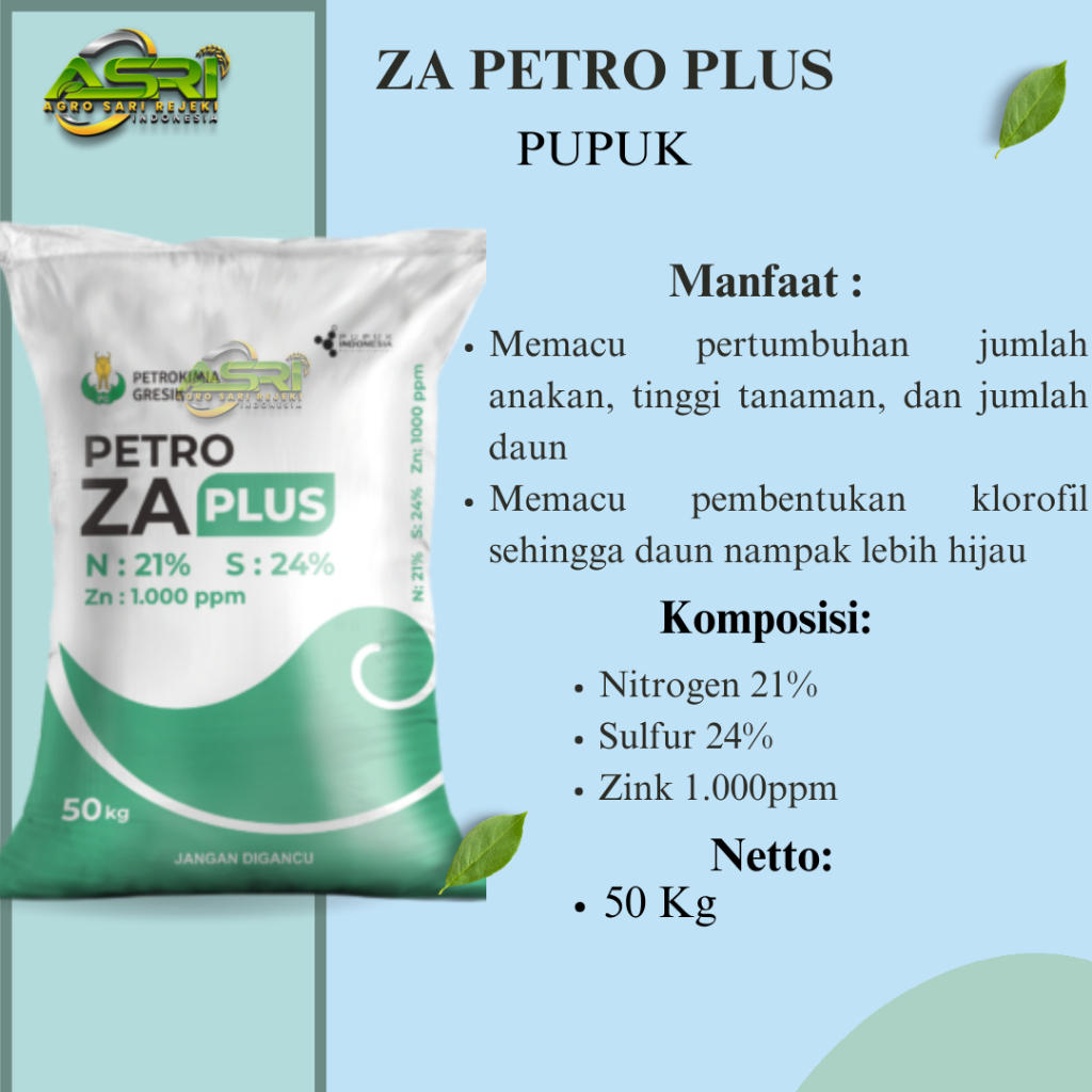 PUPUK ZA PETRO PLUS 50KG