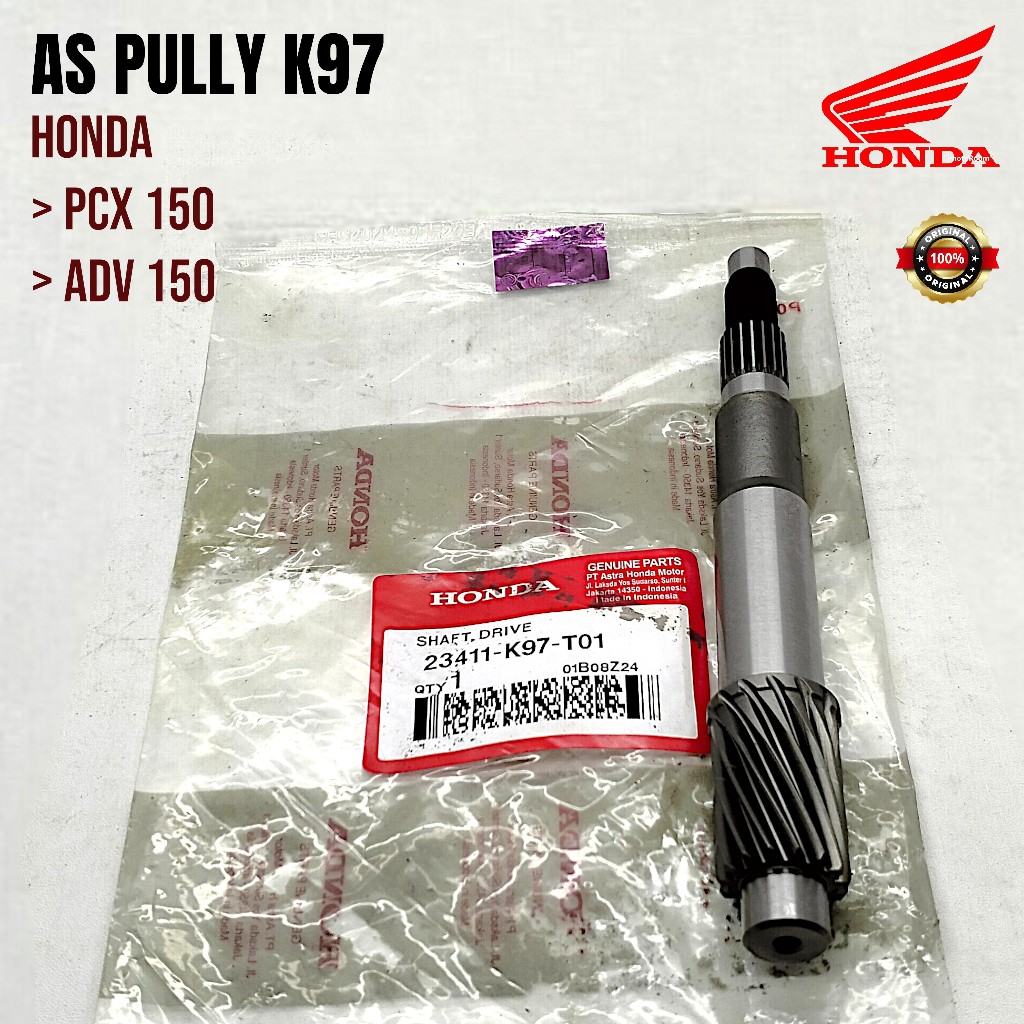 As Pully CVT K97 Asli Original Motor Honda ADV 150 PCX 150 Pully Ori AHM
