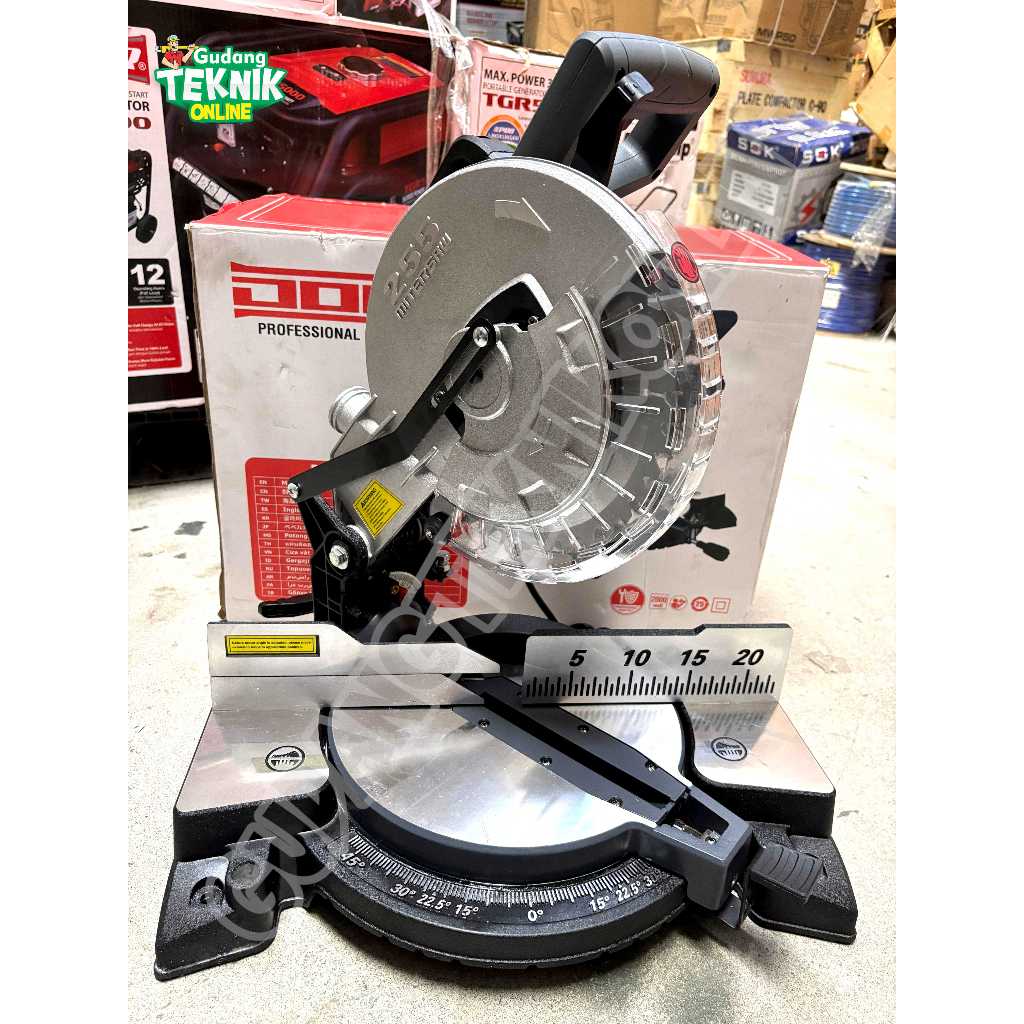 DOLIZ Mitter Saw 10" DOLIZ BA125 / Mesin Mittersaw Miter Saw Potong Aluminium 10 Inch BA-125 Mesin M