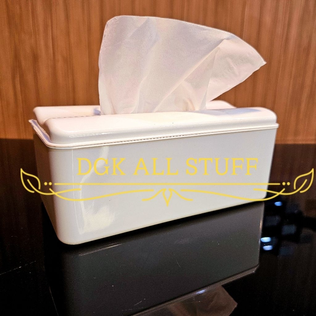 Kotak Tempat Tissue Tisue Tissu Tisu Box Persegi Panjang Segi Petak Besar Kecil Polos Mobil Toilet W