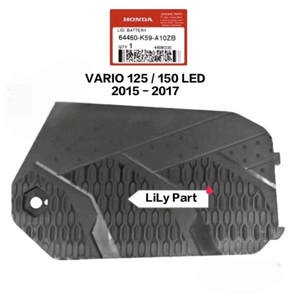 64460-K59-A10ZB Lid Battery / Tutup Aki VARIO 125 / 150 LED 2015 - 2017