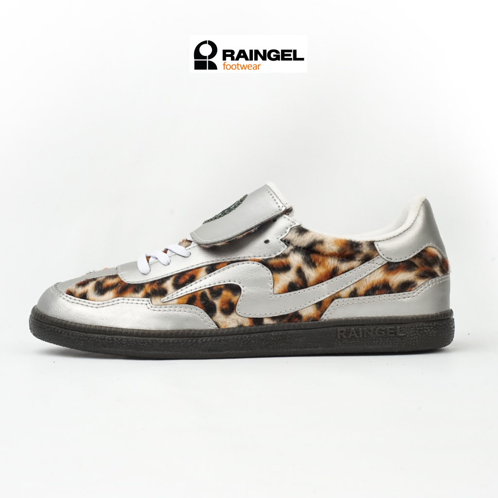 RAINGEL - Sepatu Lokal - Sneakers - UMBRELLA- LEOPARD SILVER