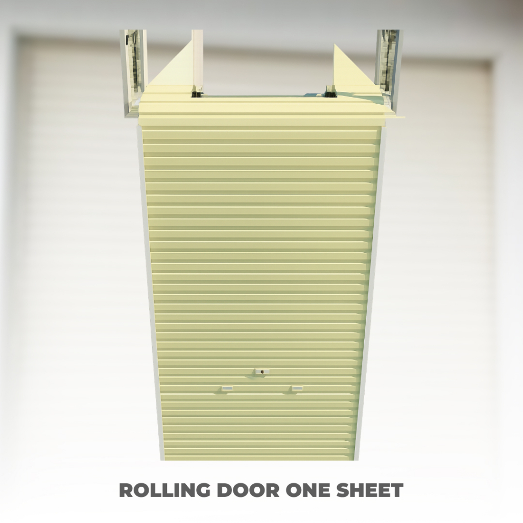 Rolling Door One Sheet-Rolling Door Satu Lembar-Pintu Rolling Door-Shutter Door