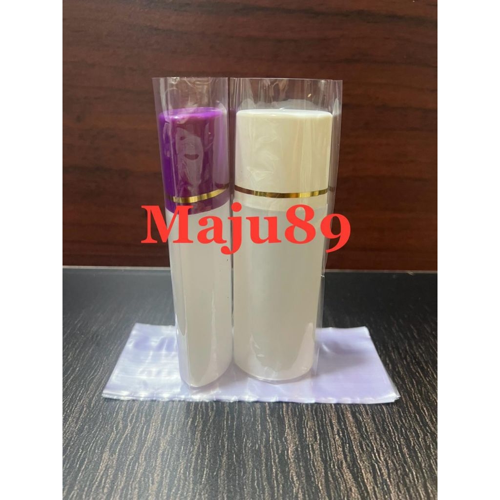 plastik segel botol putri oval 100ml 1pack isi 500pcs plastik shrink segel