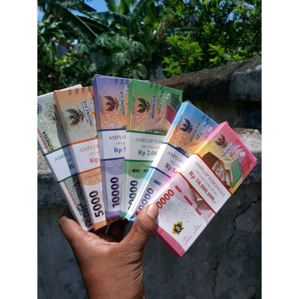 Amplop lebaran gepokan uang amplop unik angpau amplop viral