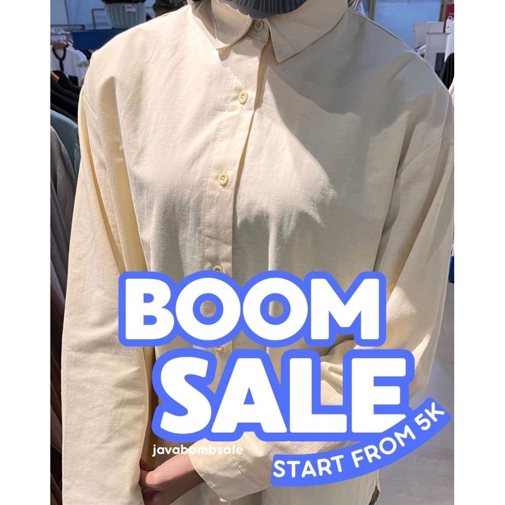 BLUS KATUN POLOS BOMB SALE