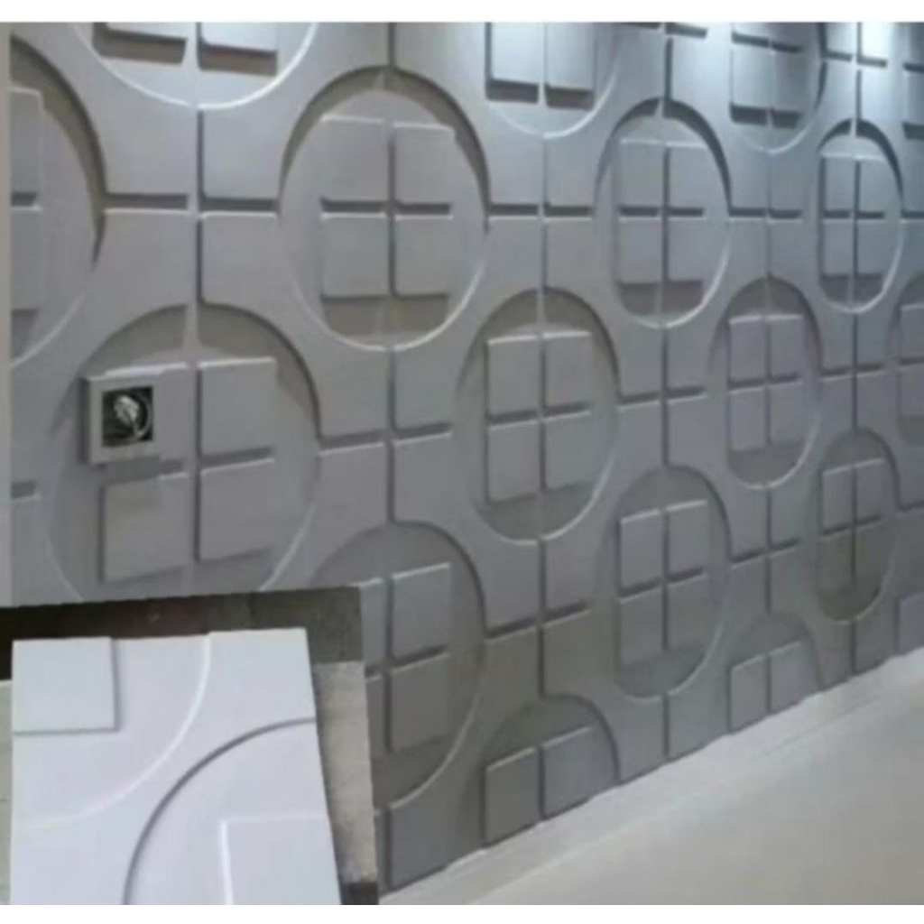 wallpanel 3D/ornamen dinding aestetic/dekorasi dinding