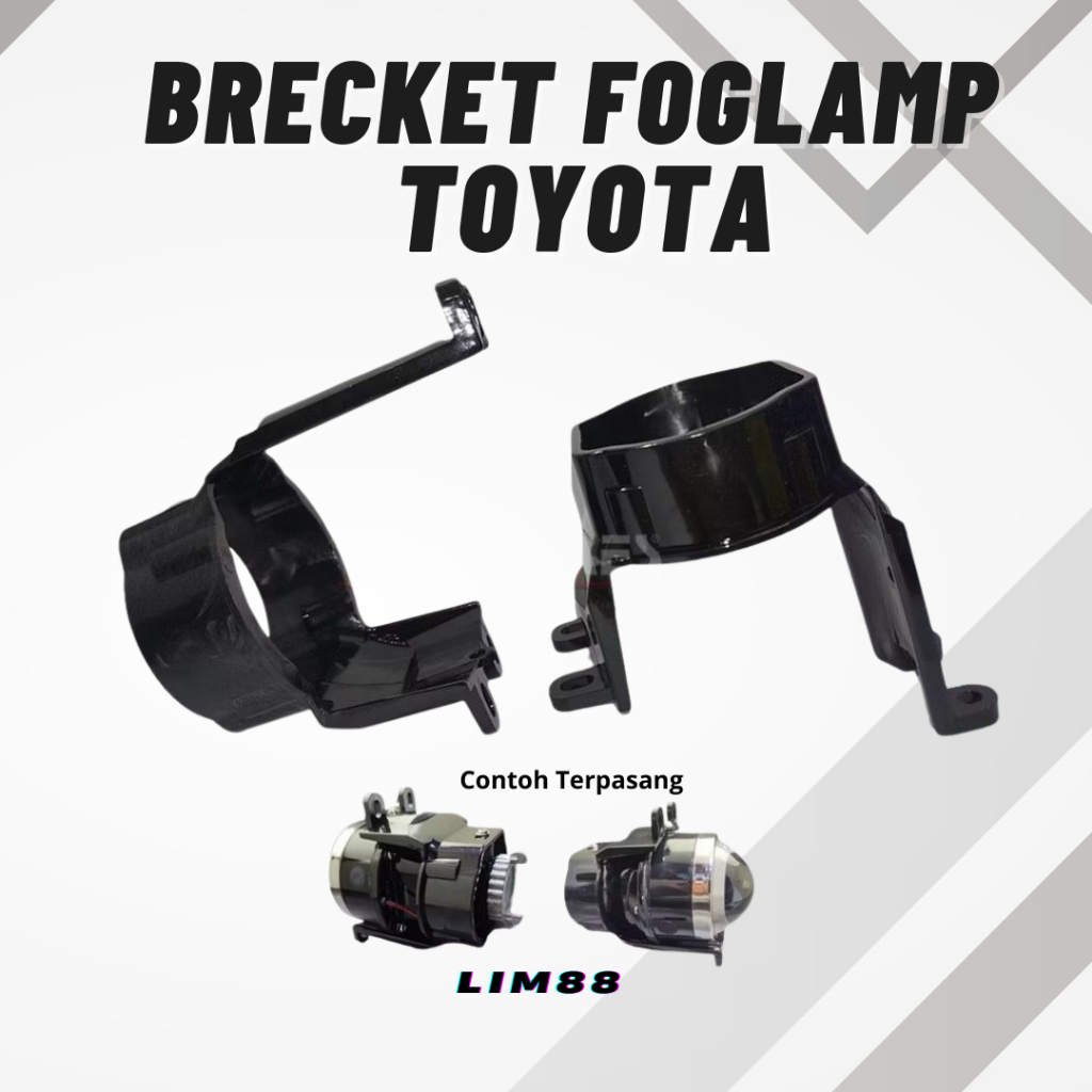 Dudukan Foglamp Toyota Bracket Foglamp BILED Honda 3 inch Universal