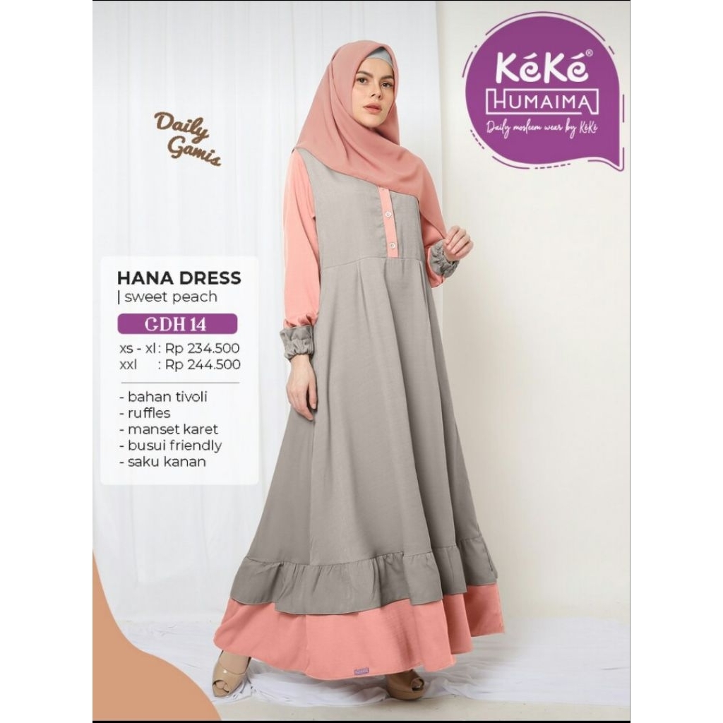 Keke Gamis Dewasa Sale| Promo Gamis Dewasa Keke