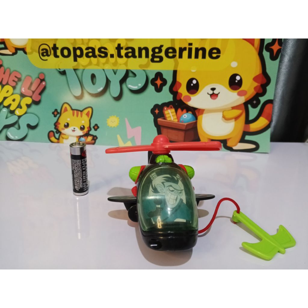 McD Happy Meal Kim Possible 2003 Helicopter Dr. Drakken