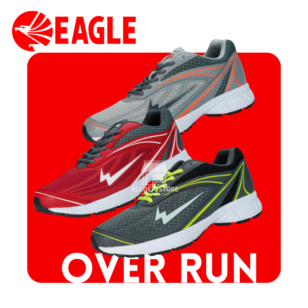 Overrun Eagle Sepatu lari Pria Running Shoes