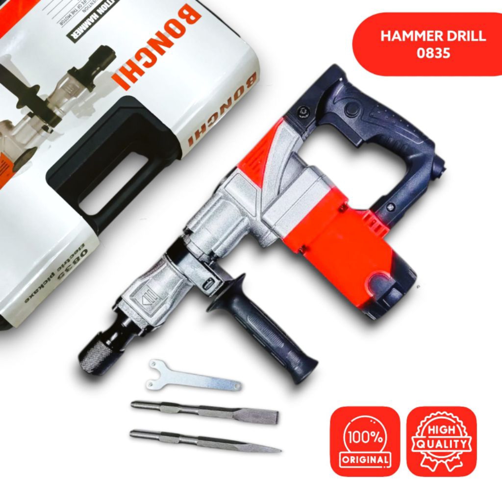 NEW Mesin Bor Jack Hammer Demolition Beton Bobok Bonchi 0835 Hammer Drill German Technology