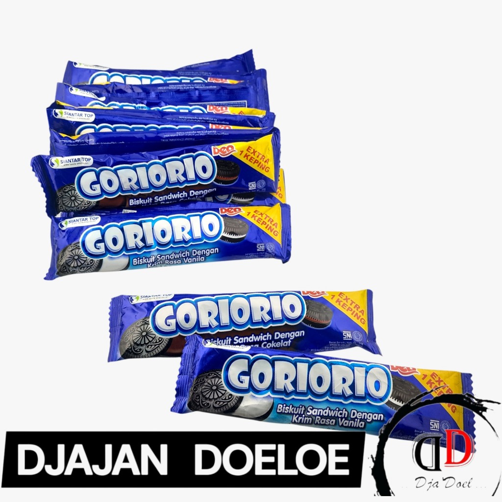 Deo Goriorio Biskuit Sandwich BOX - Netto 10 bks x 23 gr.