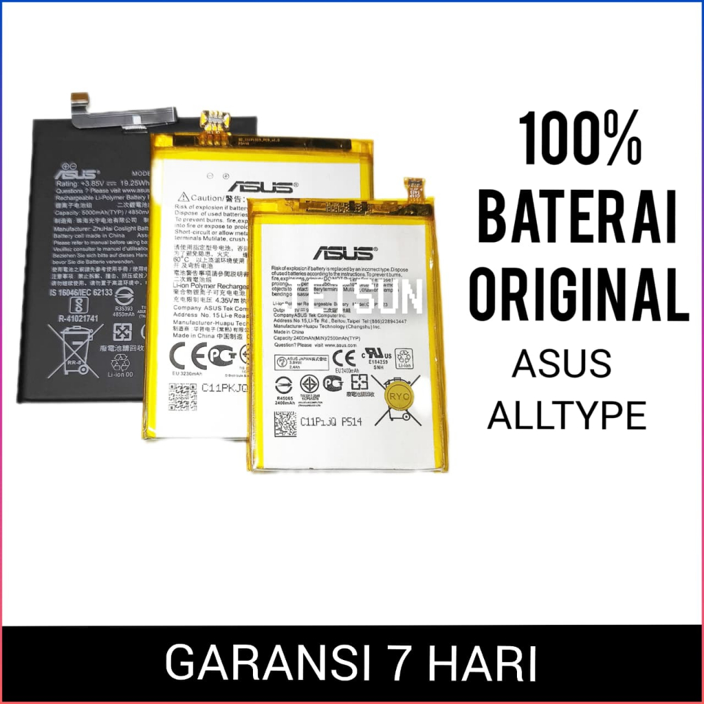 BATERAI FOR ASUS ALL TYPE C11P1428 / C11P1423 / C11P1601 / C11P1611 / C11P1612