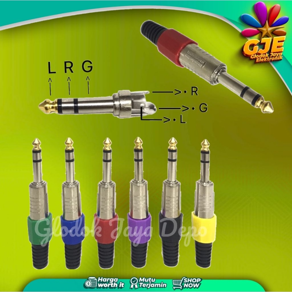 JACK TOA STEREO CANARE