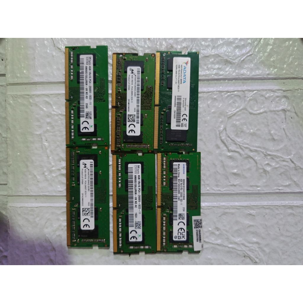 Ram ddr4 4 gb  bekas copotan laptop ORI