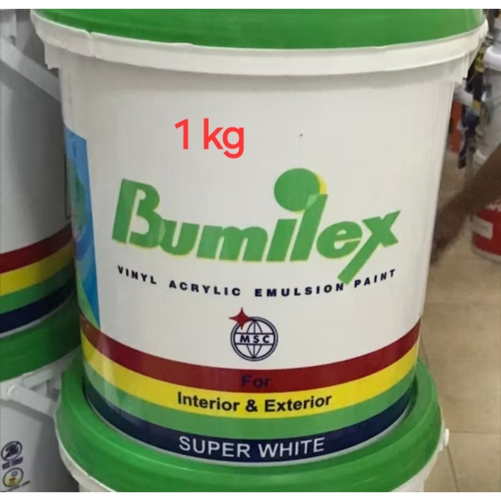 Cat Tembok Bumilex 1 kg warna putih