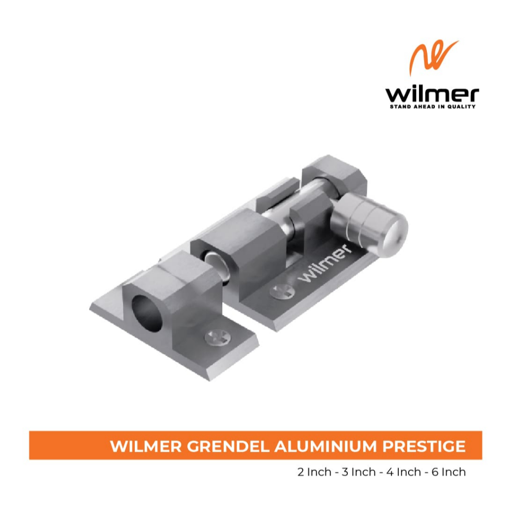 Wilmer Grendel Prestige Alumunium 2" - Grendel Slot Pintu dan Jendela - Slot Pintu - Slot Jendela