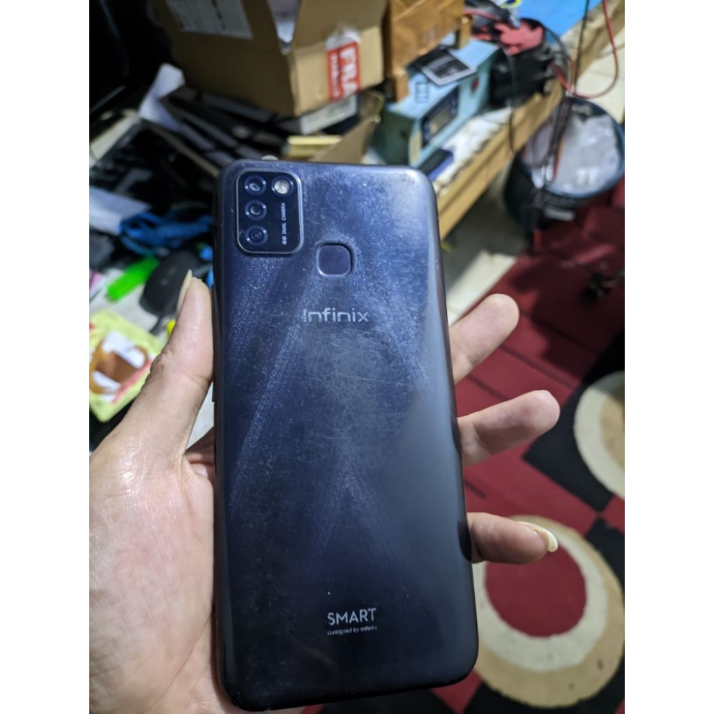 Infinix smart 6 normal original bekas Sepeti gambar