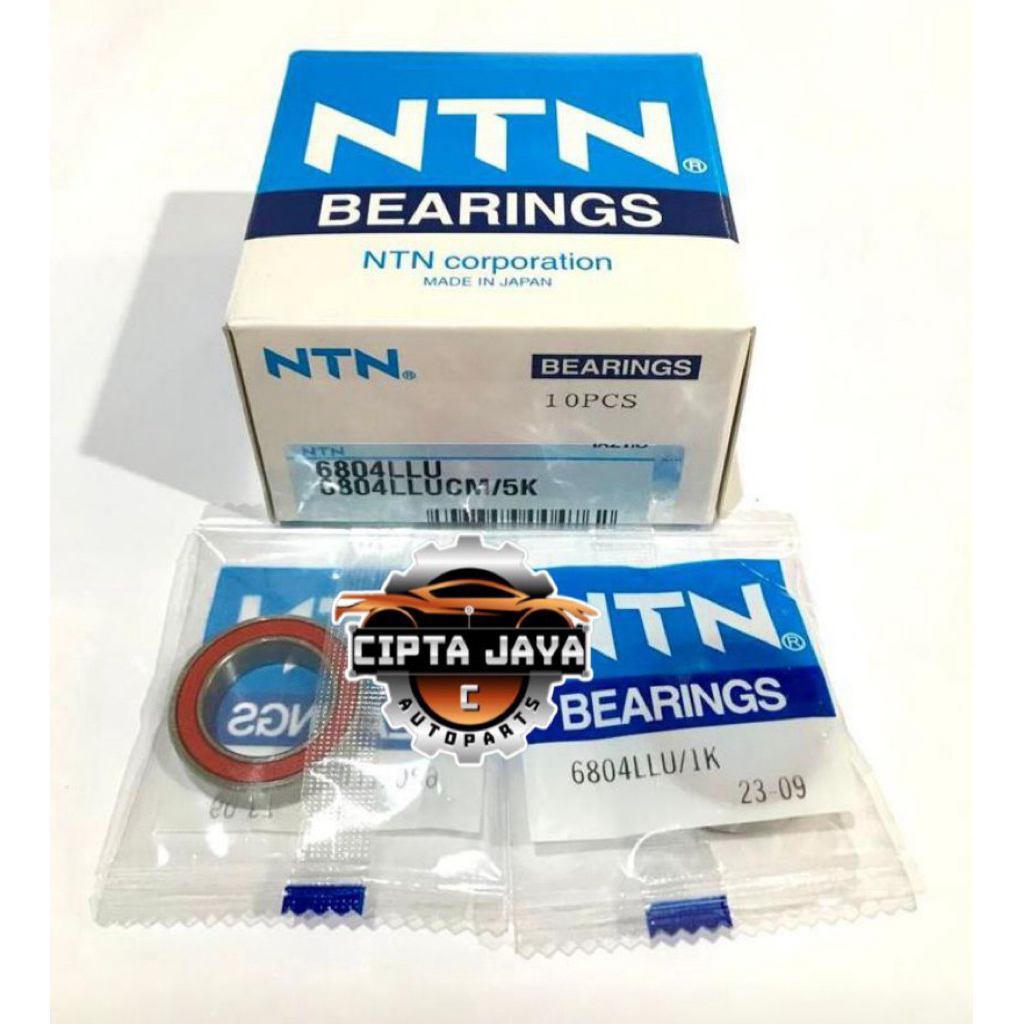 BEARING 6804LLU NTN BEARING 6804 LLU NTN TUTUP KARET