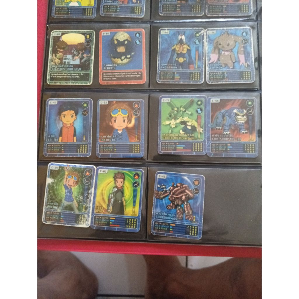 kartu mini Digimon tamers