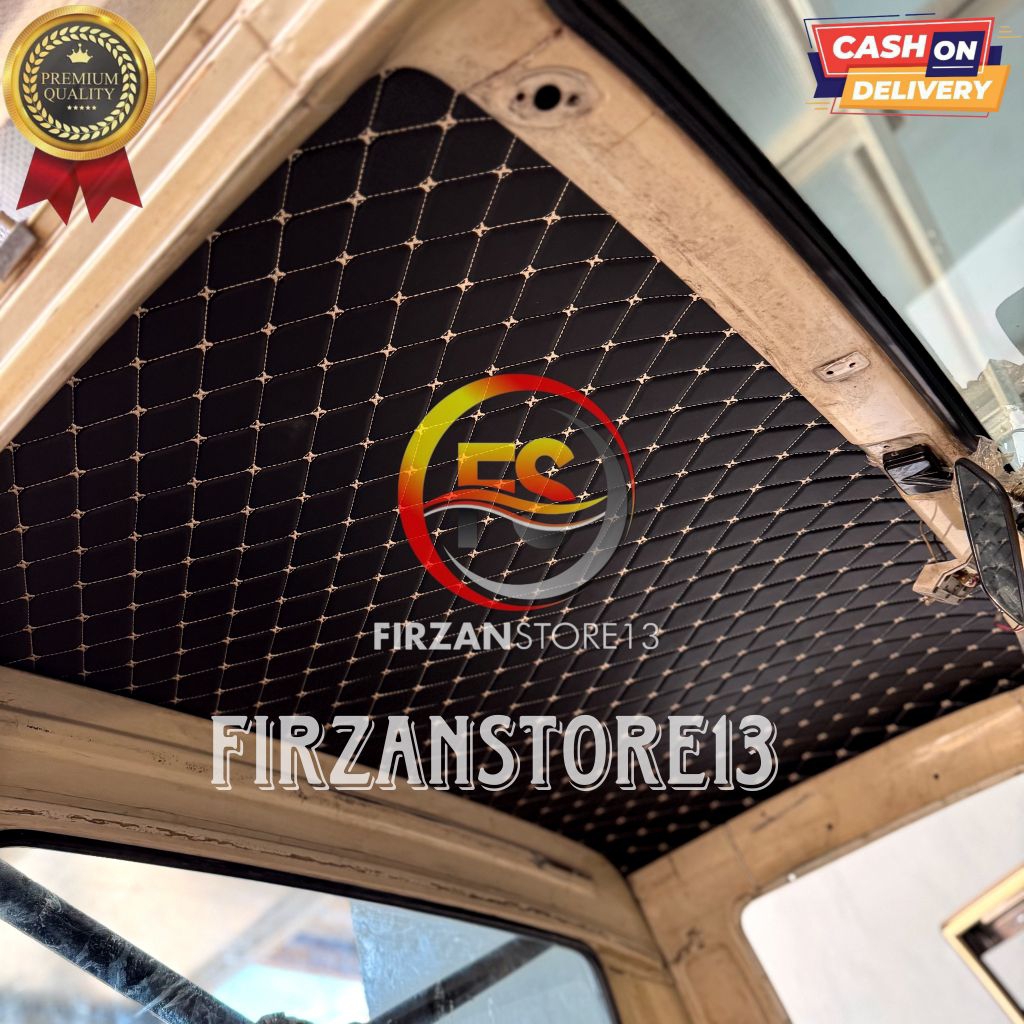 Cover Pelindung Plafon Dan Kabin Belakang Model Diamond Mutiara Variasi Mobil Truk Dan Pickup Canter
