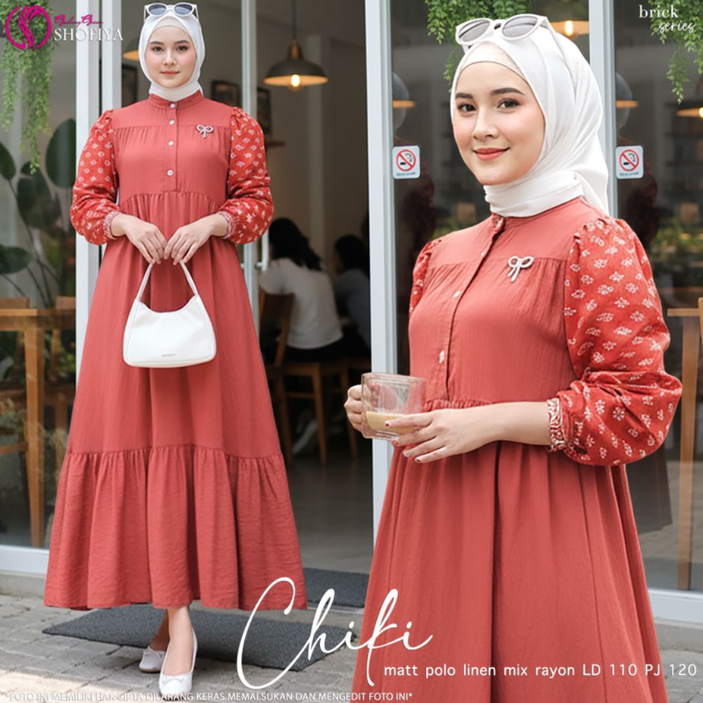 { NEW } MIDI DRESS WANITA CHIKI MIDI BY SHOFIYA // FASHION MUSLIM// MALYA MIDI BY SHOFIYA