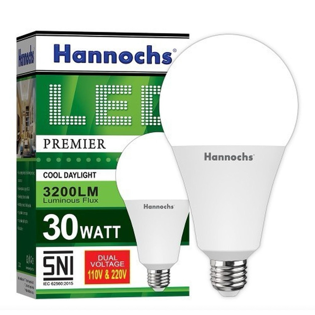 LAMPU HANNOCHS 30 WATT PREMIER - HANNOCHS PREMIER 30 WATT - LAMPU MURAH HANNOCHS 30 WATT - HANNOCHS 