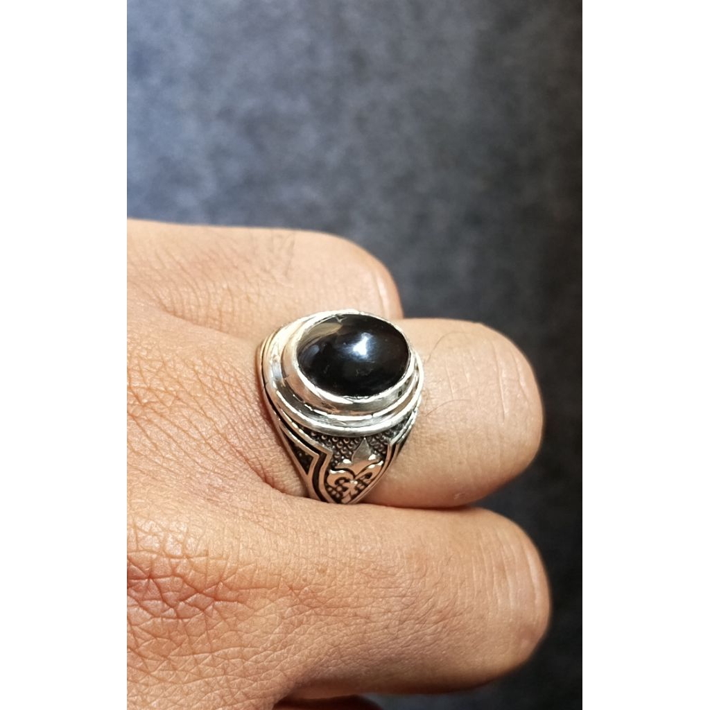 Cincin Batu Bacan Coklat