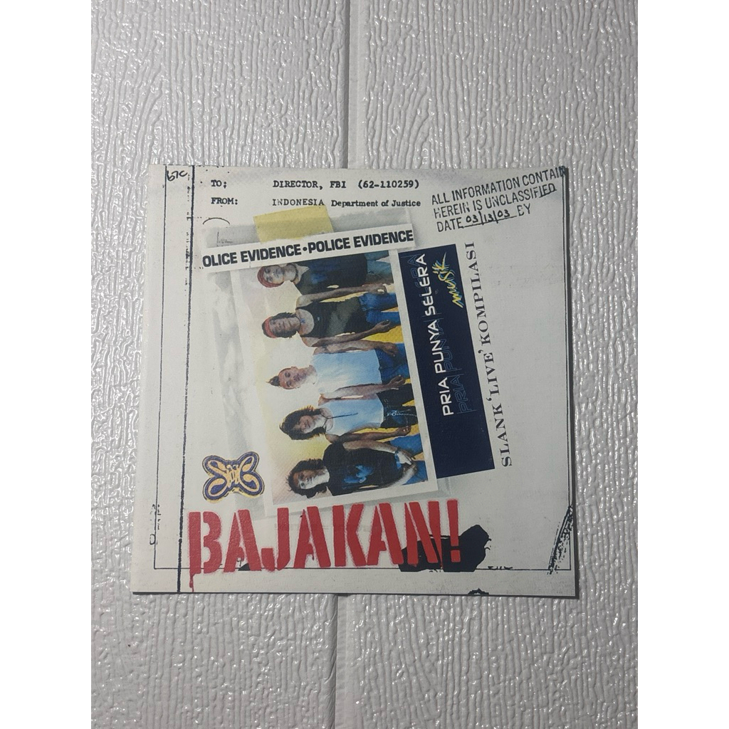 CD ALBUM SLANK SLANK LIVE KOMPILASI ORIGINAL