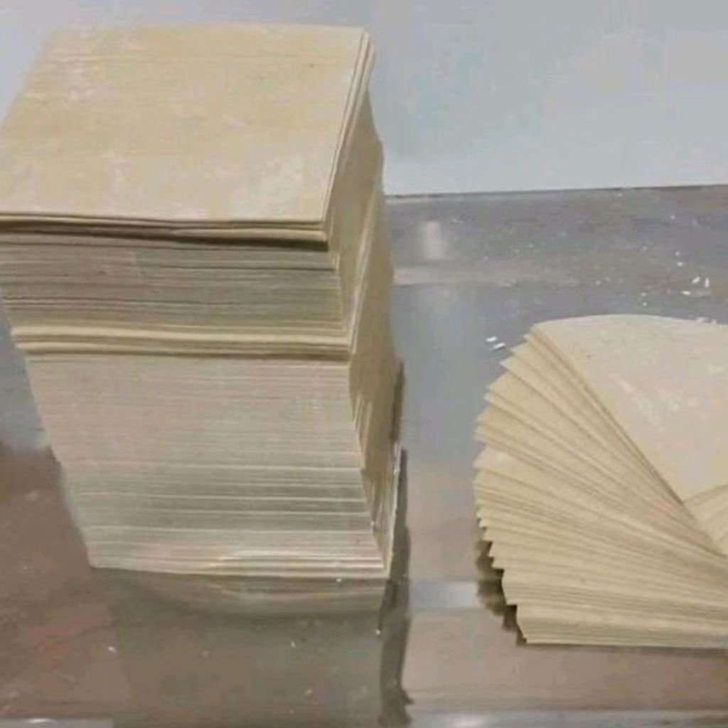 kulit pangsit 200 gram bisa untuk pangsit basah/goreng