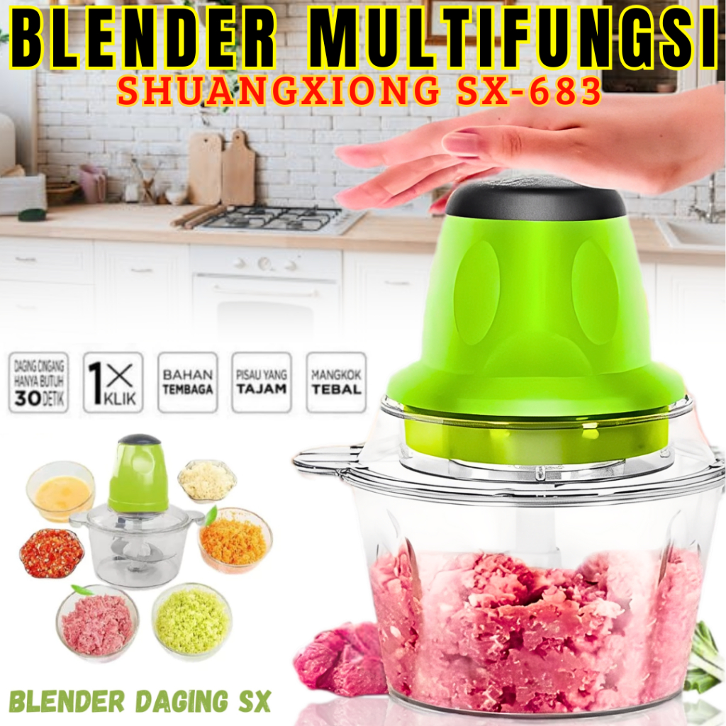 Blender Multifungsi Shuangxiong Sx-683 Blender Capsule Wonderful Little Kitchen | Terbaru Blender Da