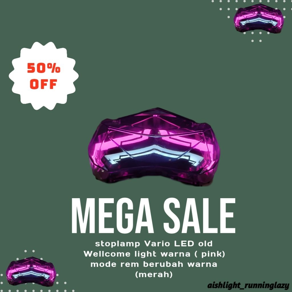 FULLSET stoplamp Vario led old custom || stoplamp Vario125/150 led old custom lazy || stoplamp Vario